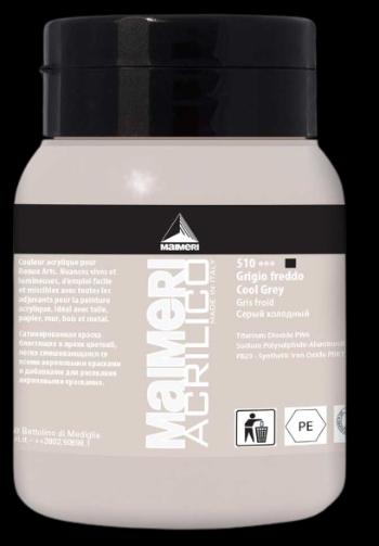 MAIMERI ACRILICO - Akrylové farby 510 - cool grey, 0,5 L