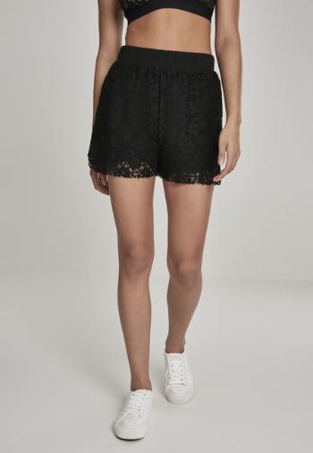 Urban Classics Ladies Laces Shorts black - S