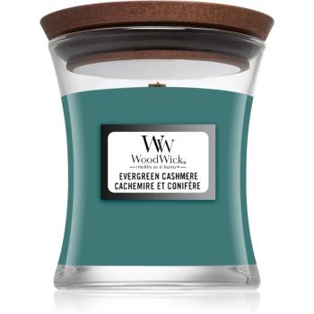 Woodwick Evergreen Cashmere vonná sviečka 85 g