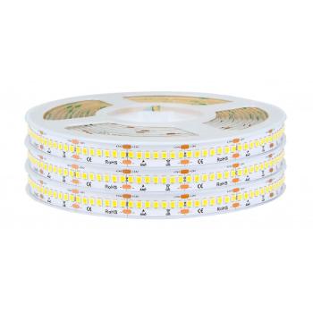 MARATHON LED szalag , áramgenerátoros IC-vel , 24 Volt DC , 2835 , 238 led/m , 20 W/m , meleg fehér , 140 lm/W , IP65