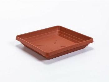 Plastia Podkvetináč Lotos 60 x 60, hnedá