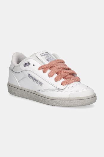 Kožené tenisky Reebok Classic Club C Bulc biela farba, 100201433