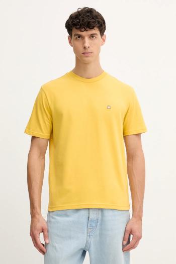 Bavlnené tričko United Colors of Benetton pánske, zelená farba, jednofarebné, 3MI5J1AF7