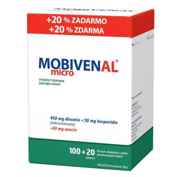 MOBIVENAL micro 100 + 20 tabliet ZADARMO