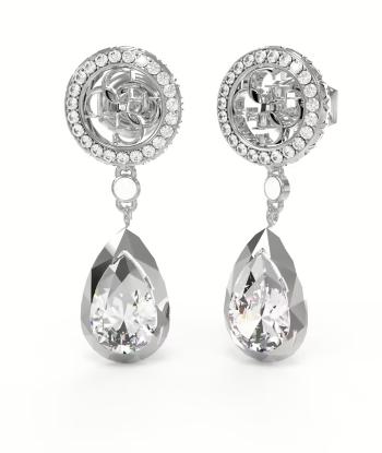 Guess Trblietavé oceľové náušnice 4G Light JUBE05235JWRHT/U
