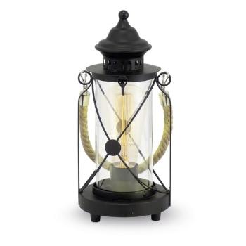 Stolová lampa Eglo BRADFORD čierna 49283