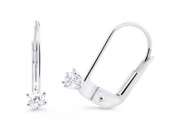 Cutie Jewellery Decentné náušnice z bieleho zlata Z8020-55-10-X-2
