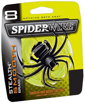 Spiderwire splietaná šnúra stealth smooth 8 žltá-priemer 0,25 mm / nosnosť 27,3 kg / návin 1 m