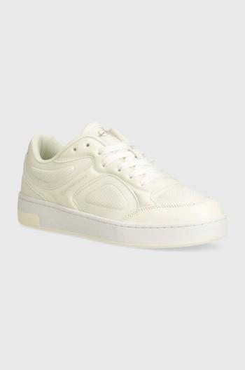 Tenisky Calvin Klein Jeans BASKET CUPSOLE LOW MIX IN MTL béžová farba, YW0YW01462