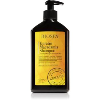 Sea of Spa Bio Spa Keratin Macadamia keratínový šampón pre farbené a poškodené vlasy 400 ml