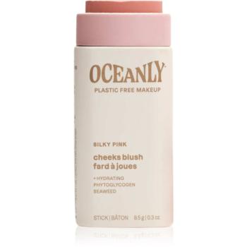 Attitude Oceanly Plastic Free Makeup tuhá krémová lícenka pre suchú až citlivú pleť odtieň Silky Pink 8.5 g