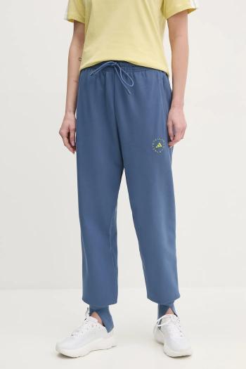 Bavlnené tepláky adidas by Stella McCartney dámske, jednofarebné, JJ2572