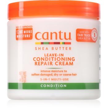 CANTU Shea Butter Leav-In Cond Cream bezoplachový kondicionér pre poškodené vlasy 453 g