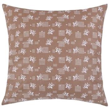 Bellatex ADÉLA – 40 × 40 cm – hnedý kvietok (5722)