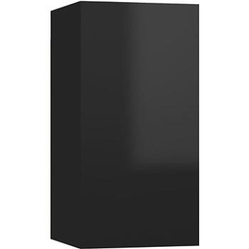 SHUMEE čierna s vysokým leskom, 30,5 × 30 × 60 cm (803340)