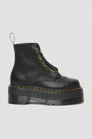 Kožené workery Dr. Martens Sinclair Max dámske, čierna farba, na platforme, DM27358001