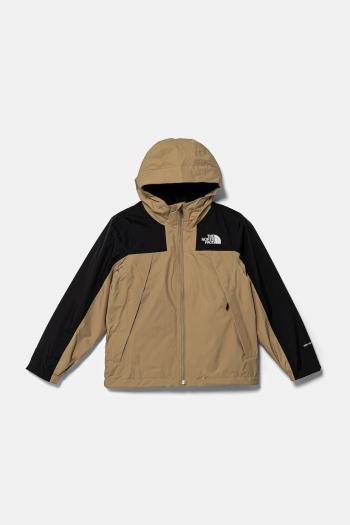 Detská bunda The North Face ANTORA TRICLIMATE béžová farba, NF0A8AKBLK51