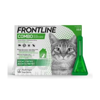 FRONTLINE COMBO SPOT-ON PRE MAČKY A FRETKY 3X0,5 ML