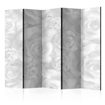 Paraván Plaster Flowers Dekorhome 225x172 cm (5-dielny)