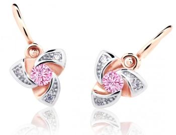 Cutie Jewellery Detské náušnice z ružového zlata C2203-10-X-4 ružová
