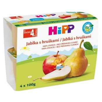 HIPP Ovocie 100% Jablká s hruškami BIO 4x100 g