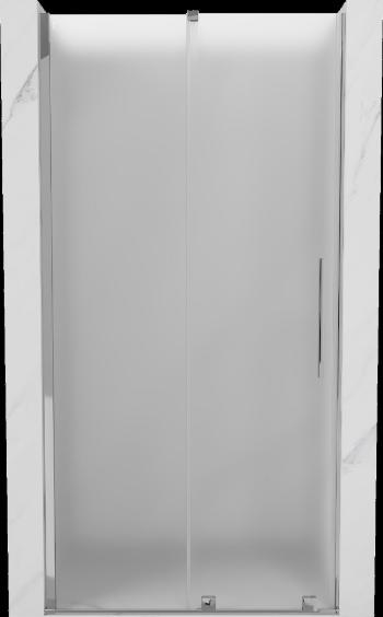 MEXEN/S - Velár posuvné sprchové dvere 90 cm, dekor, chróm 871-090-000-31-01