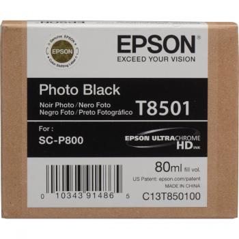 Epson T850100 foto čierna (photo black) originálna cartridge