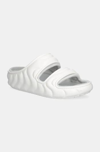 Šľapky Crocs Classic Cozzy Overpuff Sandal biela farba, 210074