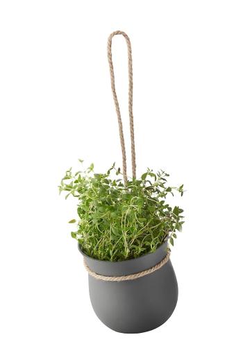 Kvetináč na bylinky Rig-Tig Grow-It šedá farba