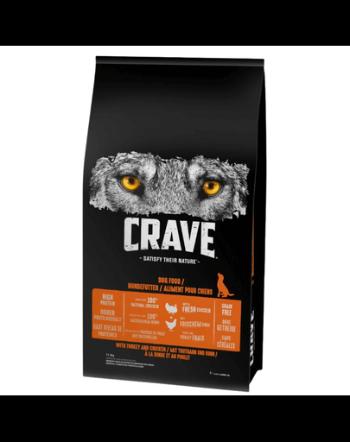 CRAVE Mancare uscata cu pui si curcan 11,5kg pentru caini adulti