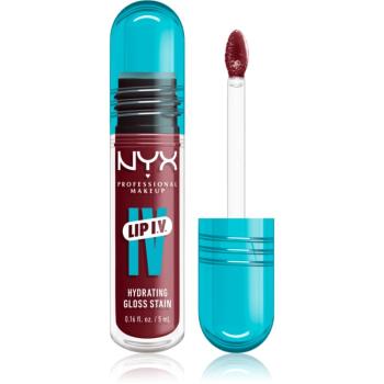 NYX Professional Makeup Lip IV dlhotrvajúci lesk na pery s hydratačným účinkom odtieň 08 - DRIPPIN' IN ROSE 5 ml
