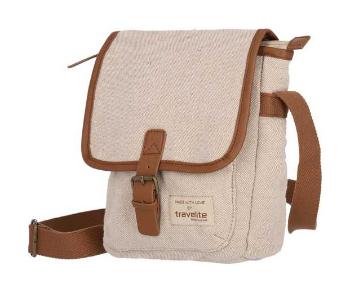 Travelite Hempline Crossover Bag A5 Beige