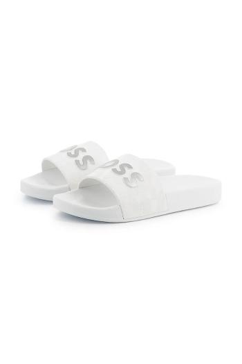 Detské šľapky BOSS biela farba, J51662