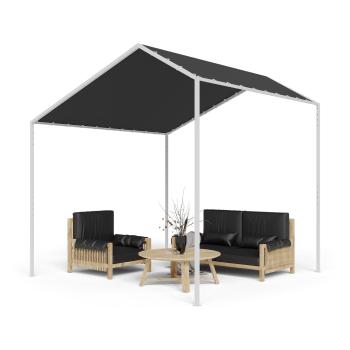 Blumfeldt La Rochelle Gazebo, šikmá pergola, hliníkový rám, UV 50+, polyesterová tkanina