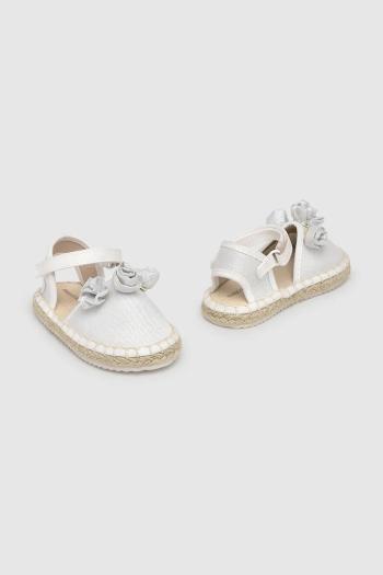 Detské espadrilky Mayoral biela farba, 41646