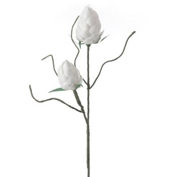 ArtFir Umelý kvet FLORE 738 | biela 93 cm