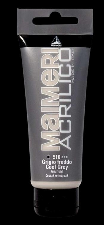 MAIMERI ACRILICO - Akrylové farby 510 - cool grey, 0,075 L