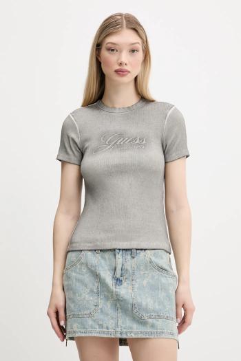 Tričko Guess Originals dámske, šedá farba, W5GP59 KCTT1