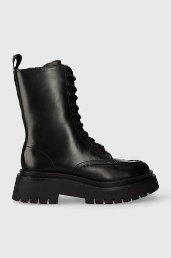 Workery Pepe Jeans QUEEN BET dámske, čierna farba, na plochom podpätku, zateplené, PLS50496