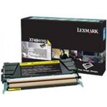 Lexmark X748H1YG žltý (yellow) originálny toner