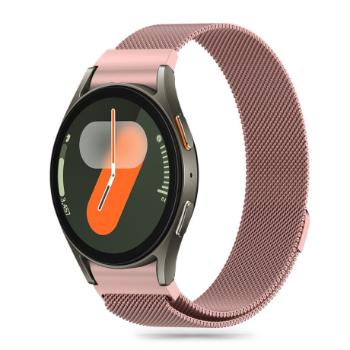 Tech-Protect Milanese remienok na Samsung Galaxy Watch 4 / 5 / 5 Pro / 6 / 7 / FE, rose gold