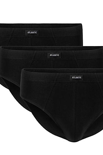 Pánske slipy 3 pack 006 black 3 pack