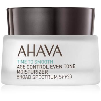 AHAVA Time To Smooth rozjasňujúci hydratačný krém SPF 20 50 ml