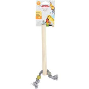 Zolux Bidlo pre vtáky drevené s lanom L 23,5 cm (3336021340588)