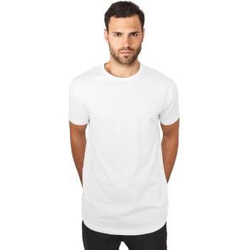 Pánske tričko Urban Classics Shaped Long Tee white - XS