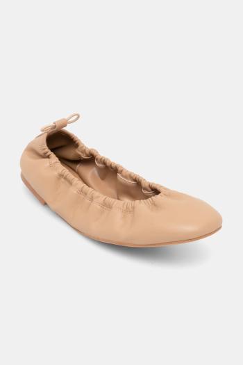 Baleríny Twinset béžová farba, 251TCP150