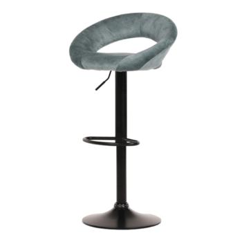 Barová stolička Autronic 39 cm modrá látka AUB-822 BLUE4