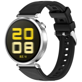 SILICONE Vymeniteľný remienok pre Huawei Watch GT 5 Pro 42mm čierny