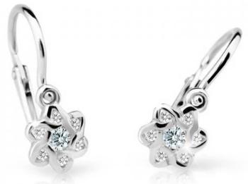 Cutie Diamonds Detské náušnice z bieleho zlata s briliantmi DC2149-10-00-X-2