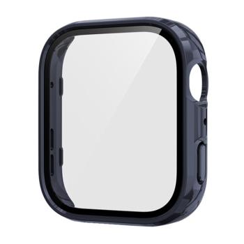 PC FULL COVER Plastový kryt so sklom pre Huawei Watch Fit 4 tmavomodrý